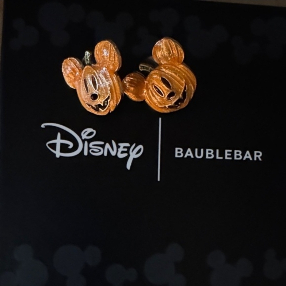 BaubleBar Orange Pumpkin Earrings - Picture 2 of 2